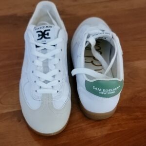 EUC Sam Edelman Gum Shoe White & Green 7.5m Womens Shoes